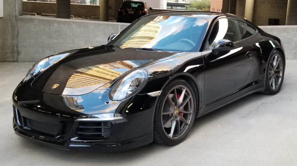 ceramic coated porsche tons of gloss, slick looking