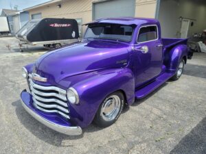 Ceramic coating applied to classic chevy truck with deep gloss and incredible finish, 4 of 4.