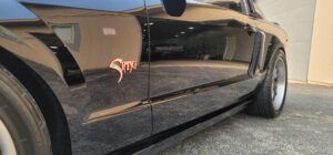 Ceramic coating applied to Ford Mustang with deep gloss and incredible finish 2 of 4.