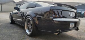 Ceramic coating applied to Ford Mustang with deep gloss and incredible finish 3 of 4.