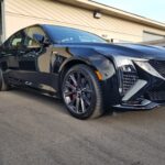 2025 Cadillac CT6 Paint Corrected and Ceramic Coated Outside Parked in the Sun