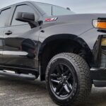 Hyper glossy black chevy truck paint corrected and ceramic coated