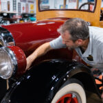 1929 Buick Woody ceramic coating leveling by owner of Horizon Detail in Northwest Indiana -NWI