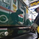 1929 Pierce Arrow Model 143B Paint Correction During Owner in Uniform