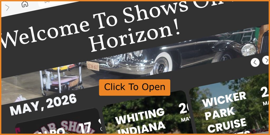Welcome To Shows On The Horizon - Car Show Calendar - Link Banner