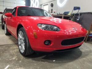 2008 Mazda Miata Day Two of Finish Polishing Step 1 of 2