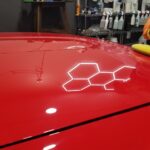 Miata In Progress Picture - Compounding Action Pic Across The Hood