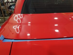 2008 Mazda Miata Paint Correction Test Spot After