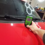 2008 Miata Paint Correction and Ceramic Coating Paint Depth Measurements from Spectrometer