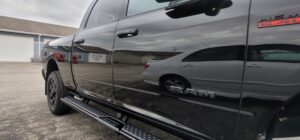 Black Dodge Ram Perfect Paint Correction and Ceramic Coating - Horizon Detail Northwest Indiana
