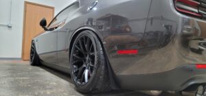 Gorgeous Gun Metal Challenger Complete Paint Correction and Ceramic Coating by Horizon Detail Northwest Indiana