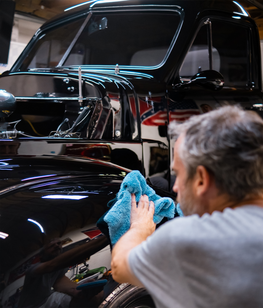Horizon Detail Owner Leveling Ceramic Coating On 1948 Studebaker Truck
