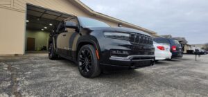 Black Jeep Wagoneer Paint Correction and Ceramic Coating Saint John Indiana