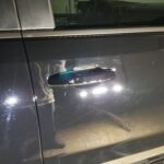 Omar's Silverado - Paint Correction and Ceramic Coating - Inspection Pictures - Paint Condition Before - Horizon Detail - Crown Point Indiana