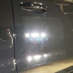 Omar's Silverado - Paint Correction and Ceramic Coating - Inspection Pictures - Paint Condition Before - Horizon Detail - Crown Point Indiana