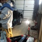 Omar's Silverado Getting Compounded by Owner Mike at Horizon Detail - Northwest Indiana