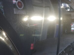 Duramax Paint Correction and Ceramic Coating - Before Paint Correction Picture Showing Swirl Marks