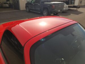 2008 Mazda Miata - Paint Correction and Ceramic Coating - Finished Pictures - Top of Car Outside Under Sun- Horizon Detail Northwest Indiana - Crown Point and Saint John Indiana