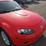 2008 Mazda Miata - Paint Correction and Ceramic Coating - Finished Pictures - Front End Outside Under Sun- Horizon Detail Northwest Indiana - Crown Point and Saint John Indiana